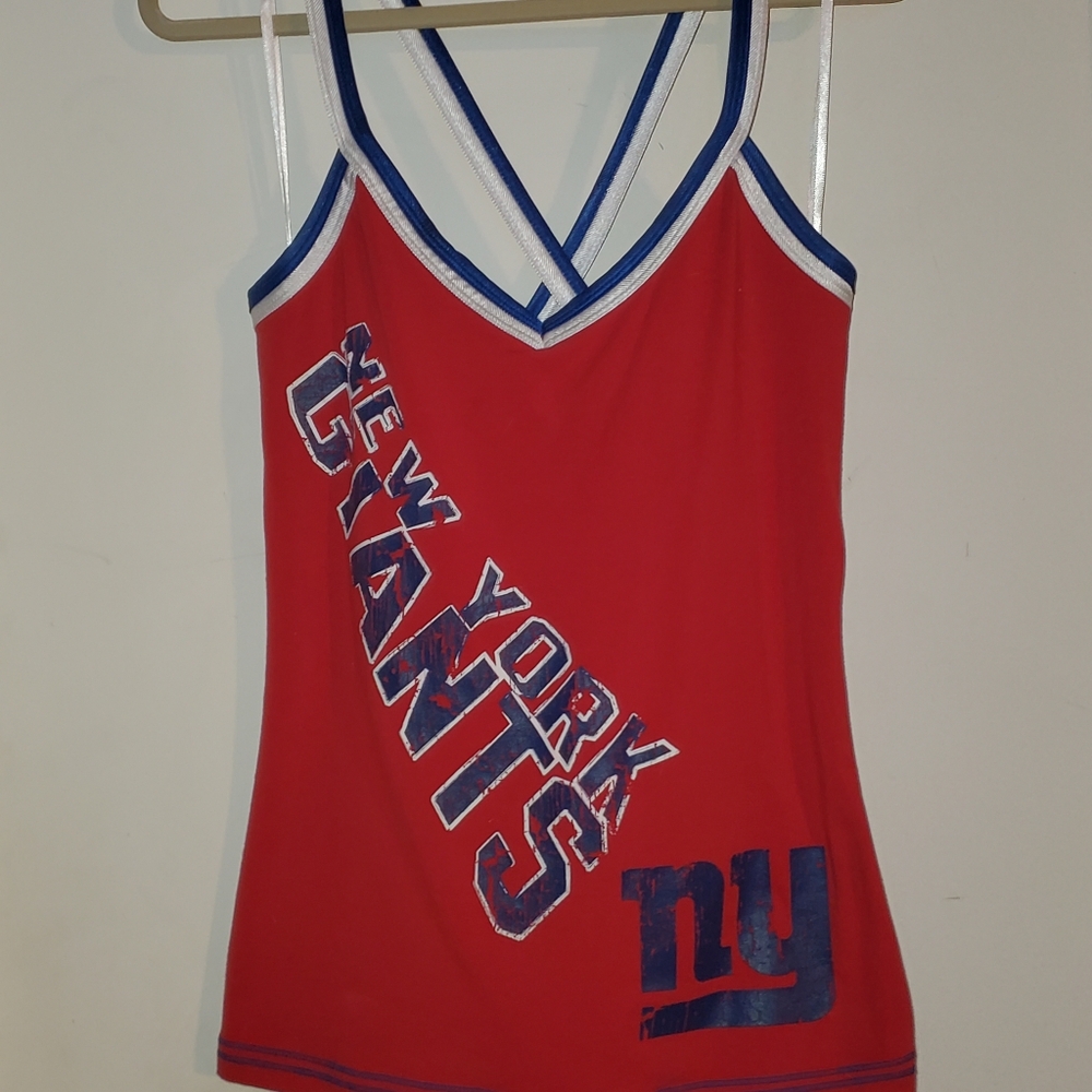 New York Giants Women's Red Tank Top